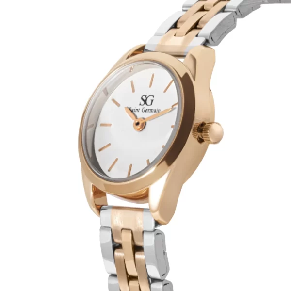 Relogio Feminino Mini Belle Bicolor Rose Gold 24mm - Image 2