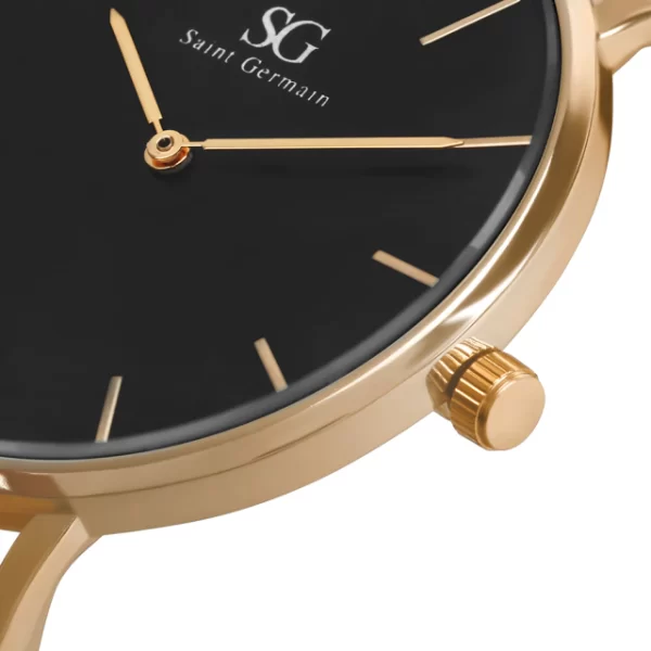 Relogio Saint Germain Murray Black Rose Gold 32mm - Image 2
