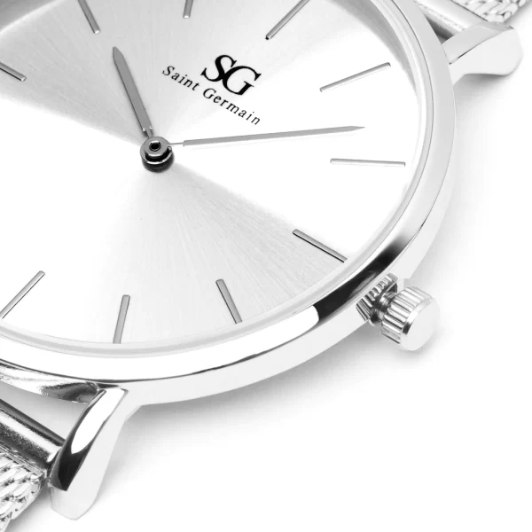 Relogio Feminino Pulseira Prata Harlem Full Silver 32mm - Image 2